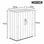 Nábytek pro uskladnění Lifetime Šedá 143 x 174 x 74 cm – obrázek 4