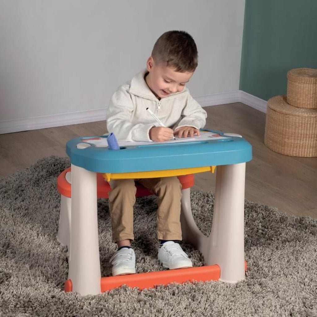 Dětský stolek Smoby Magic Desk modrý – obrázek 4