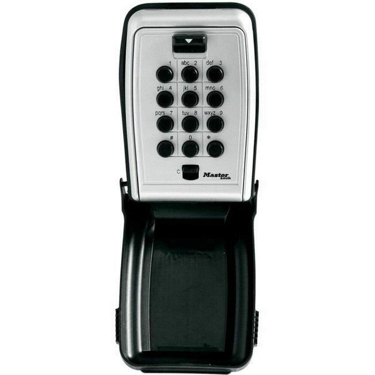 Schránka na klíče Master Lock 5422EURD šedá/černá/šedá, kov, 11,7 x 7,9 x 5 cm (1 kus)