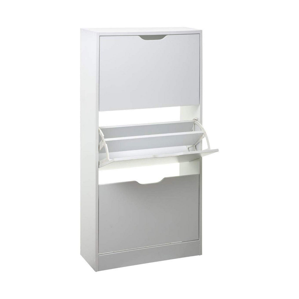 Botník 5five Simply Smart bílý dřevo 115 x 60 x 24 cm – obrázek 2