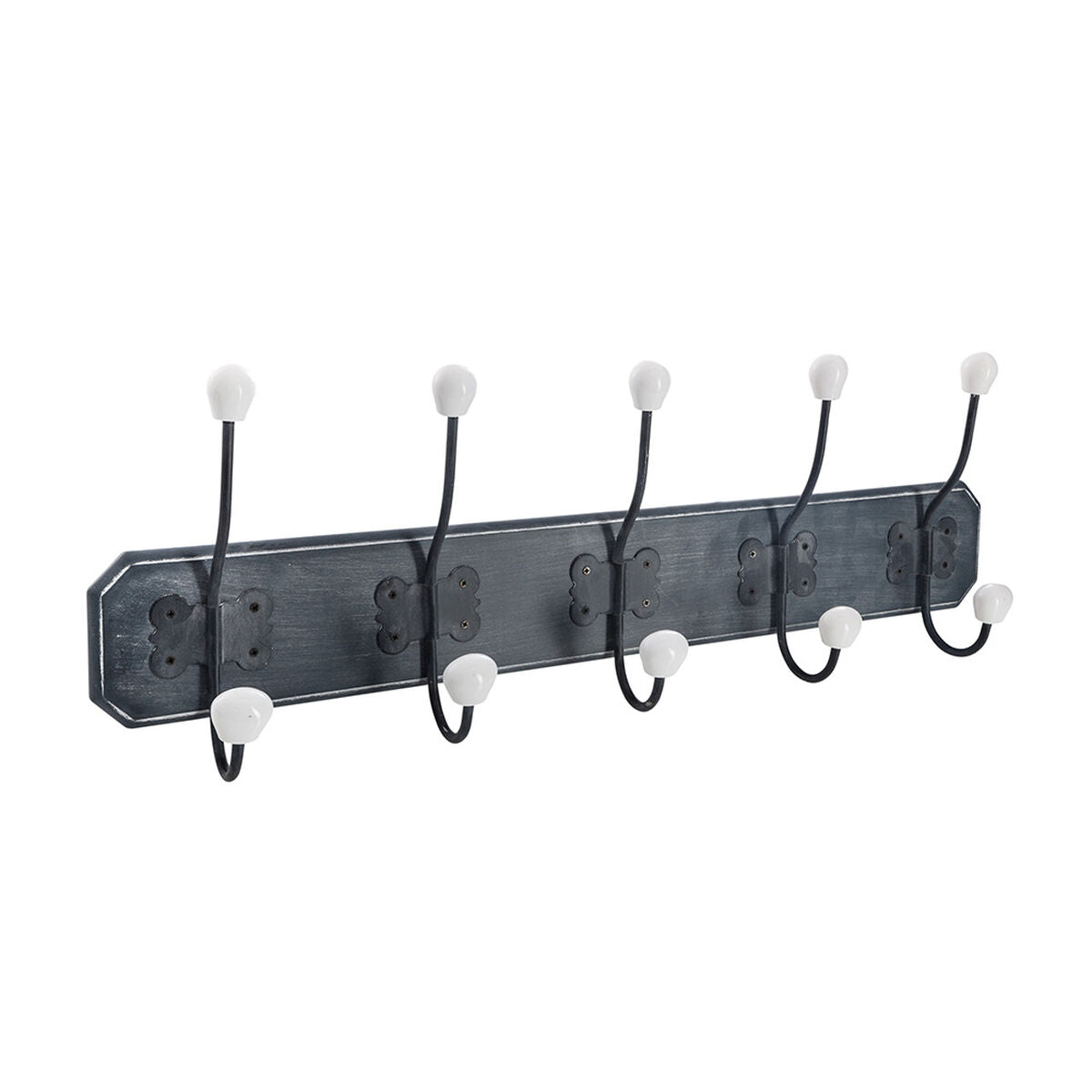 Nástěnný věšák 5five Simply Smart černý, dřevo 60 x 20 cm