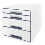 Zásuvkový box Leitz WOW CUBE bílý 25x33x7 cm bílý