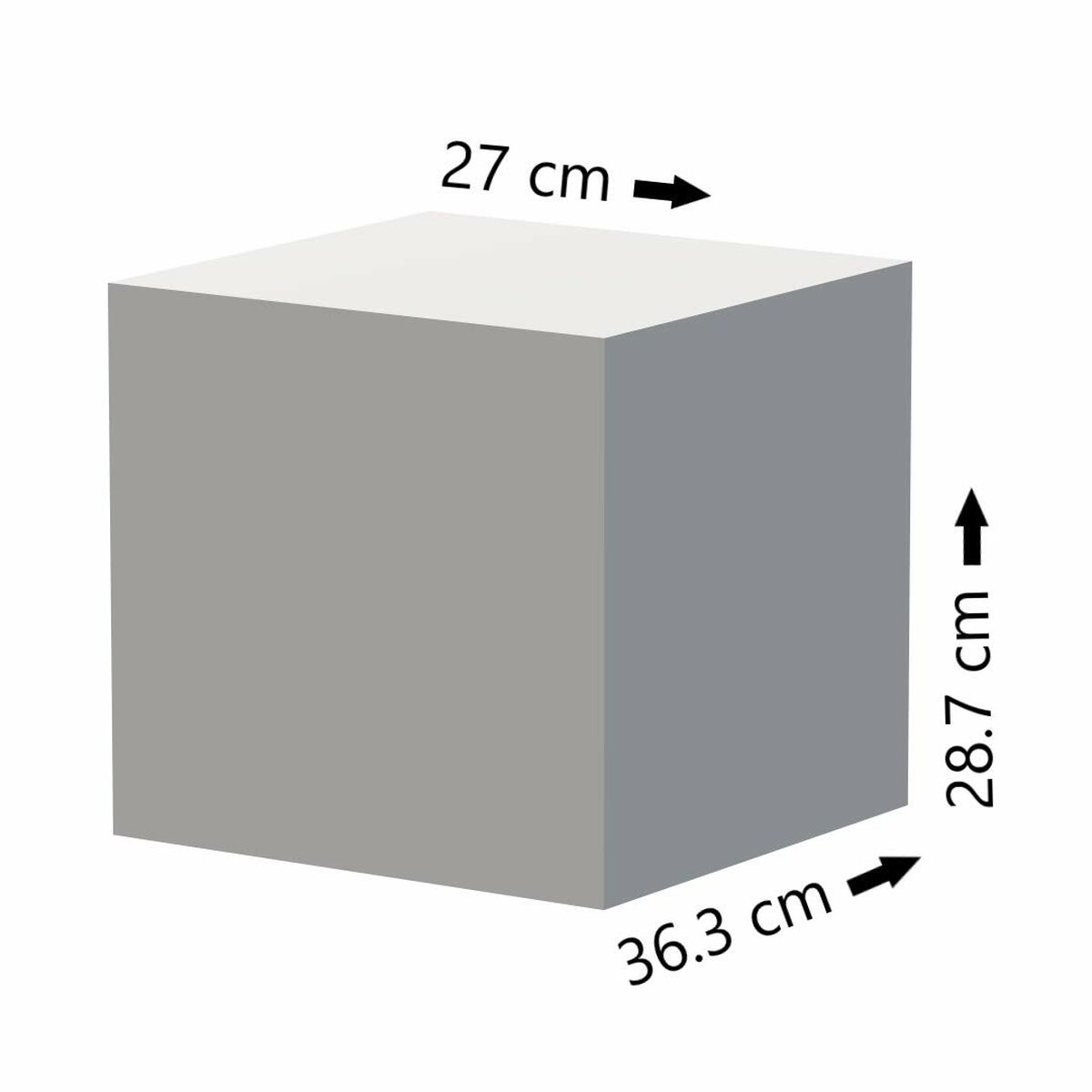 Zásuvkový box Leitz WOW CUBE bílý 25x33x7 cm bílý – obrázek 3