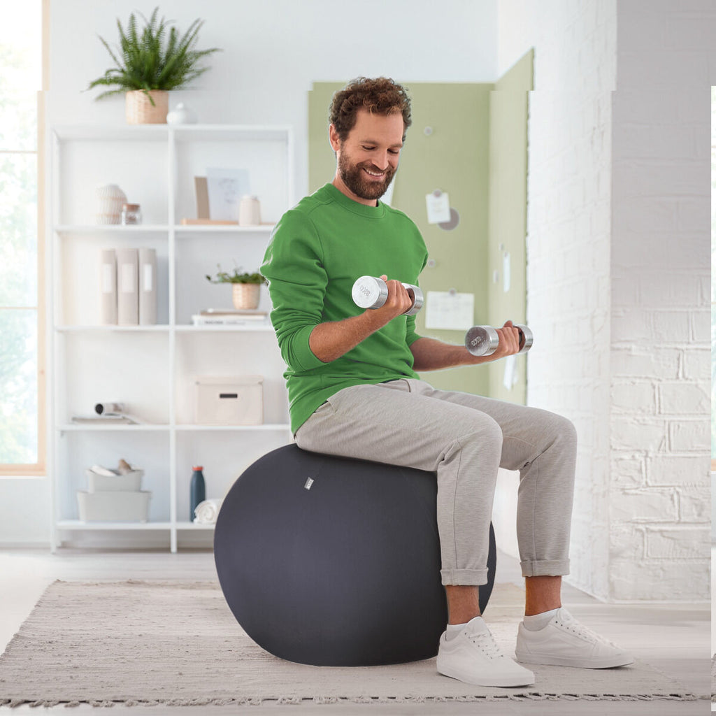 Nafukovací sedák Leitz [„Ergo Active“] tmavě šedý – obrázek 7