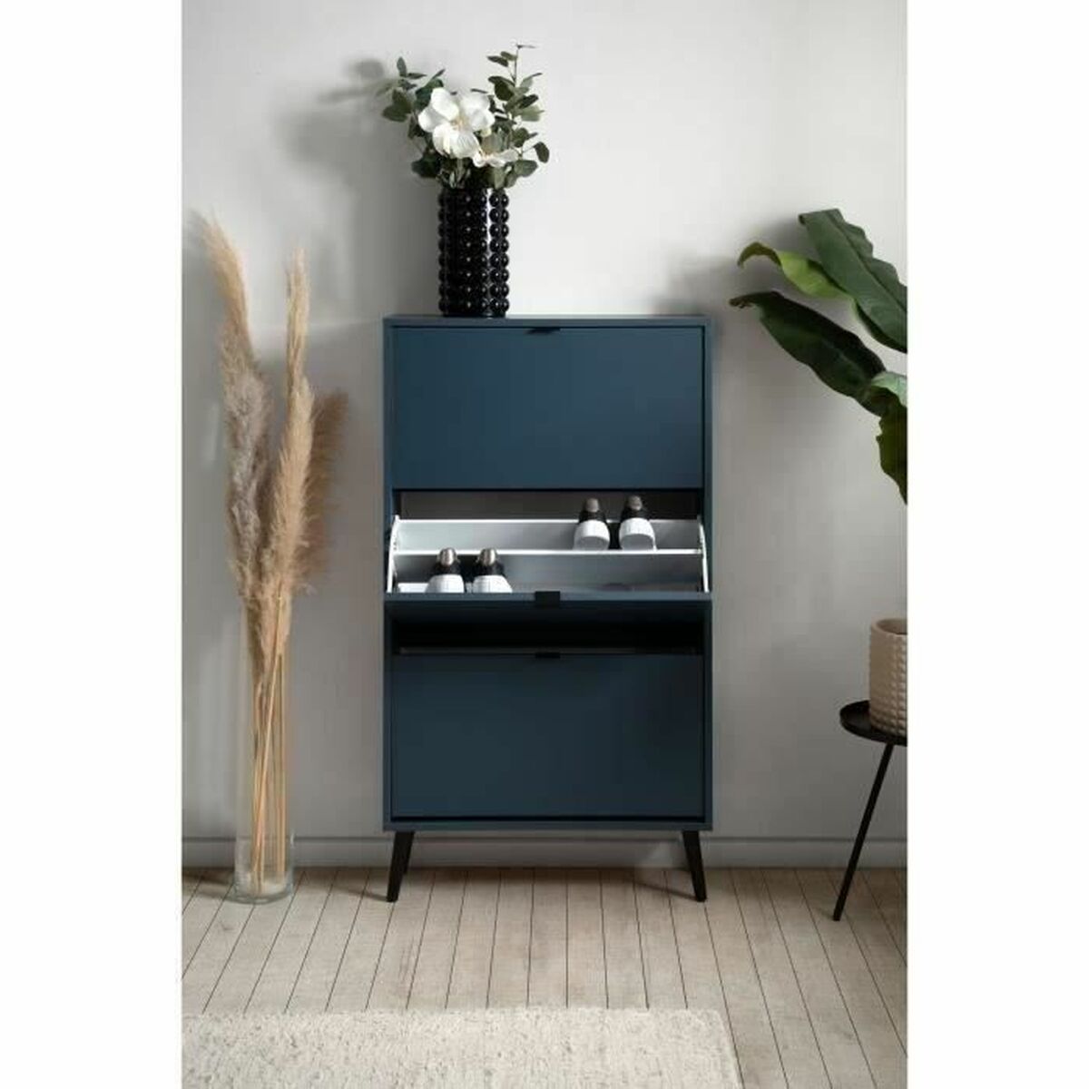 Botník VIGO 49A modrý 70 x 24 x 125 cm – obrázek 2