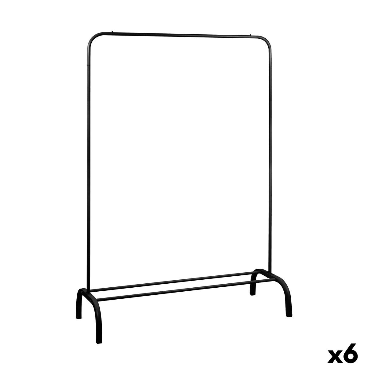 Šatní skříň MobleKit černá 18 mm 104 x 41 x 152 cm (6 kusů)