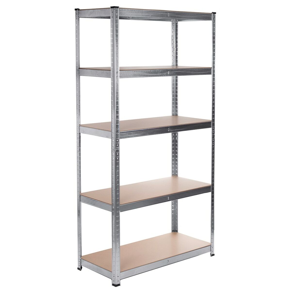 Regál Greenblue GB378 180 x 90 x 40 cm Šedá Pozinkovaná ocel Dřevo MDF 75 kg