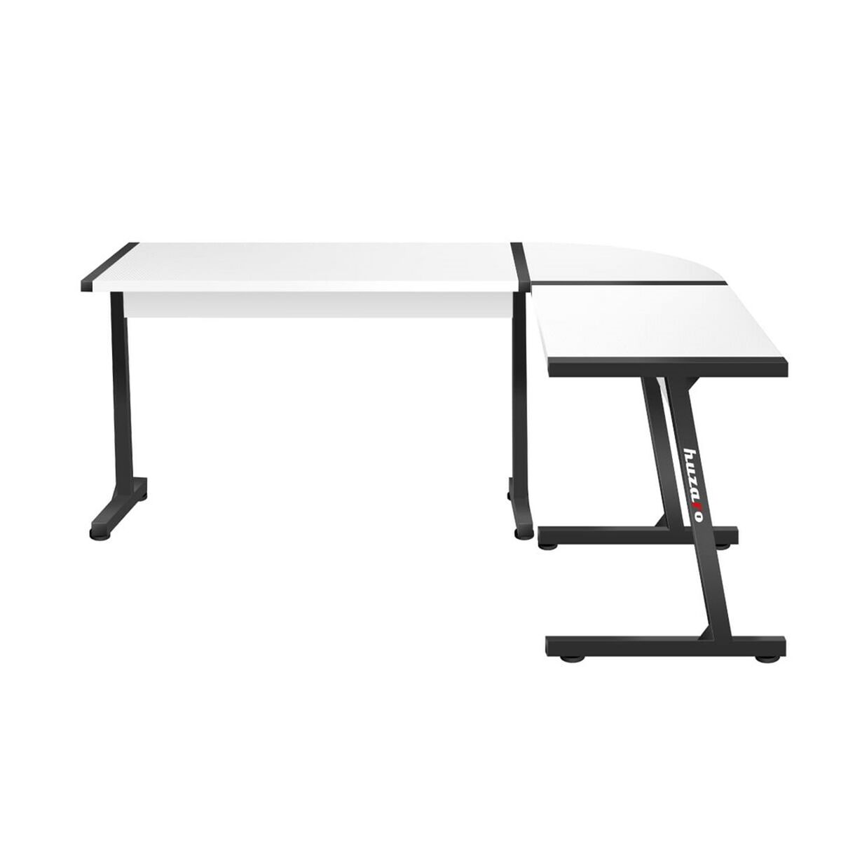 Psací stůl Huzaro HZ-Hero 6.0 bílý, ocel, uhlíkové vlákno 178 x 4 x 112 cm – obrázek 2
