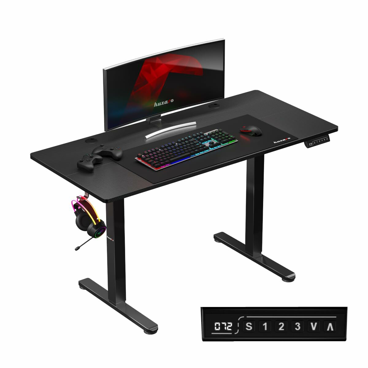 Huzaro HZ-Hero 8.2 černá černý stůl