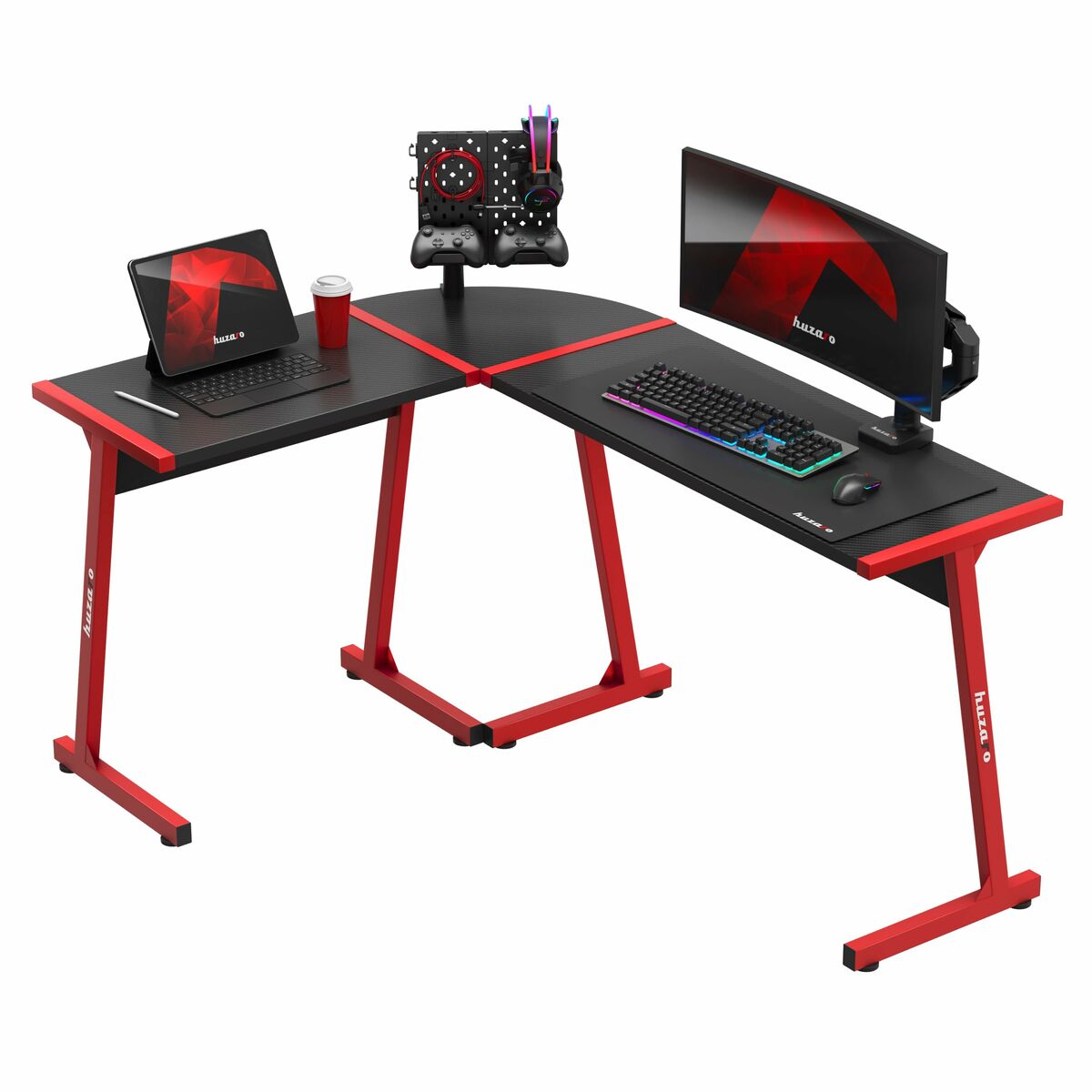 Stůl Huzaro HZ-Hero 6.0 červená červený