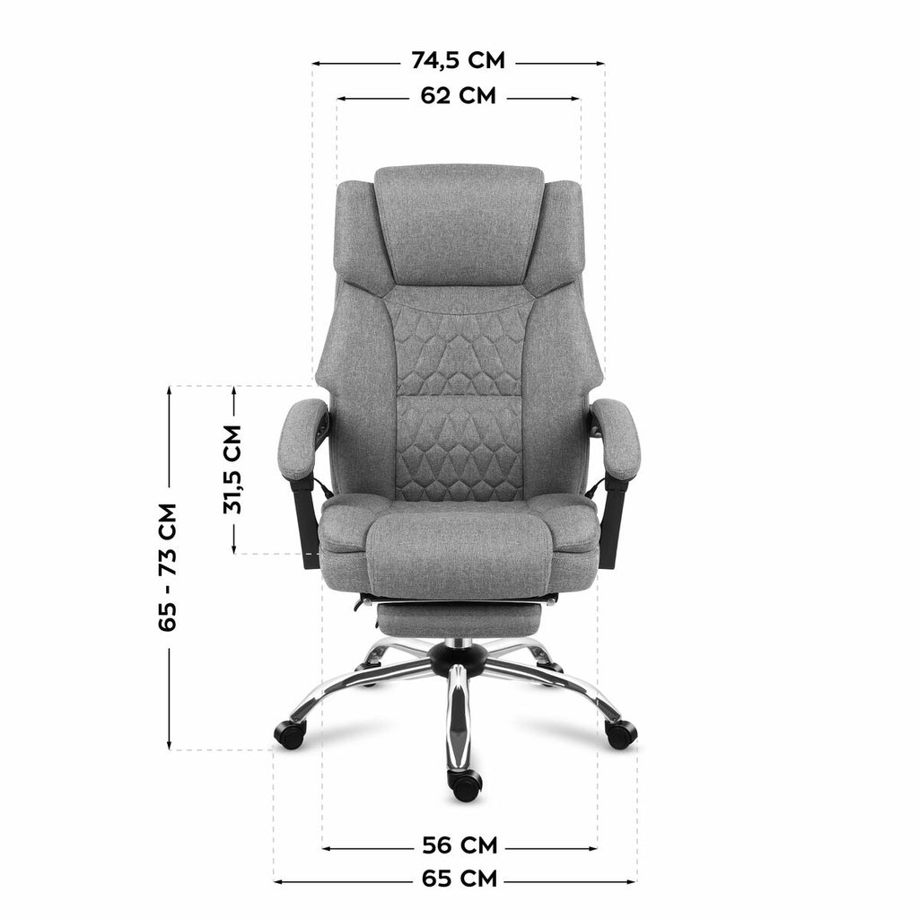 Kancelářská židle Mark Adler MA-BOSS 6.0 ŠEDÁ – obrázek 3