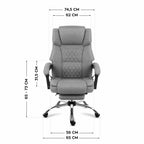 Kancelářská židle Mark Adler MA-BOSS 6.0 ŠEDÁ – obrázek 3