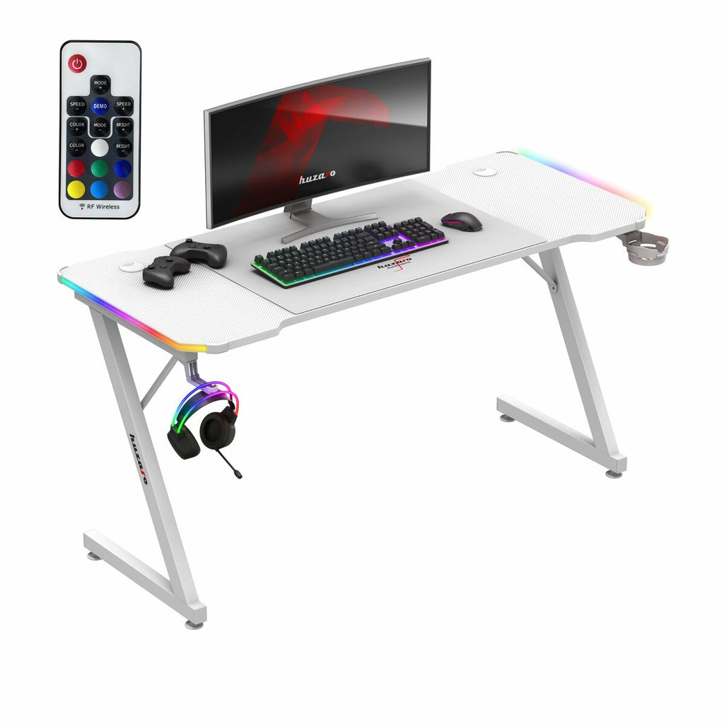 Psací stůl Huzaro HZ-Hero 3.3 bílá RGB bílý