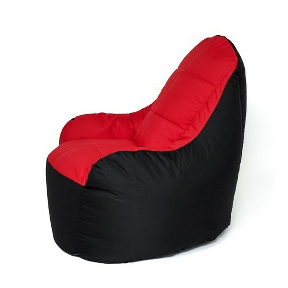 Puf GO GIFT černý červený Oxford tkanina ripstop 65x115x65 cm – obrázek 2