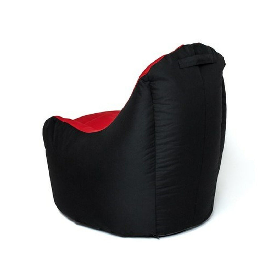 Puf GO GIFT černý červený Oxford tkanina ripstop 65x115x65 cm – obrázek 3