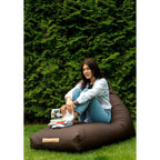 Puf GO GIFT Bronze Oxford tkaný ripstop 80x60x60 cm – obrázek 3