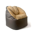 Sedák GO GIFT bronz, Oxford, ripstop, 65x115x65 cm, bronz