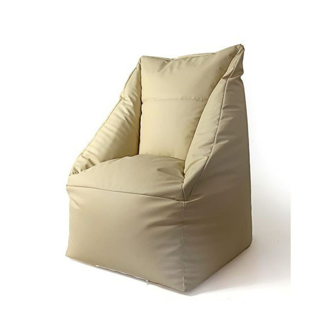 Puf GO GIFT krémová Oxford tkanina rip-stop 65x115x65 cm krémová – obrázek 4