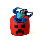 Puf GO GIFT Červená Oxford minecraft