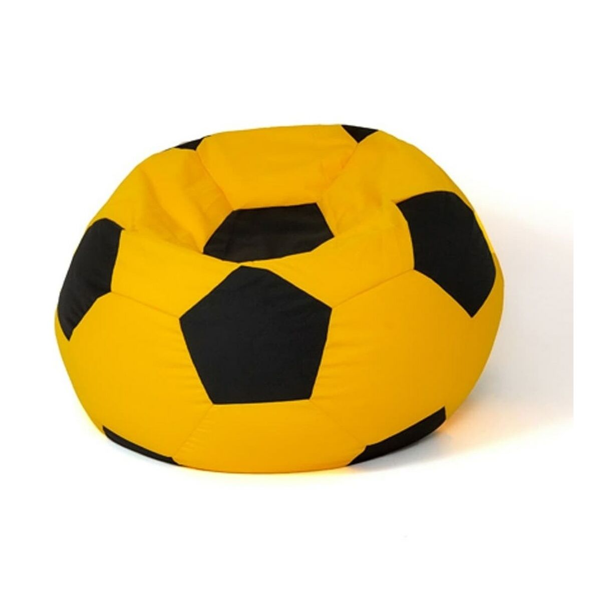 Puf GO GIFT žluto-černý Oxford fotbal 50x60x60 cm Oxford