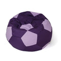 Puf GO GIFT Fialová purpurová Oxford fotbal 65x115x65 cm