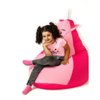 Puf GO GIFT Růžová Světle růžová Oxford 105 x 80 cm – obrázek 2