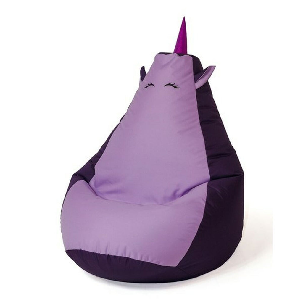 Sedací vak GO GIFT Fialový purpurový Oxford 105 x 80 cm