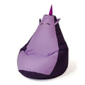Sedací vak GO GIFT Fialový purpurový Oxford 105 x 80 cm