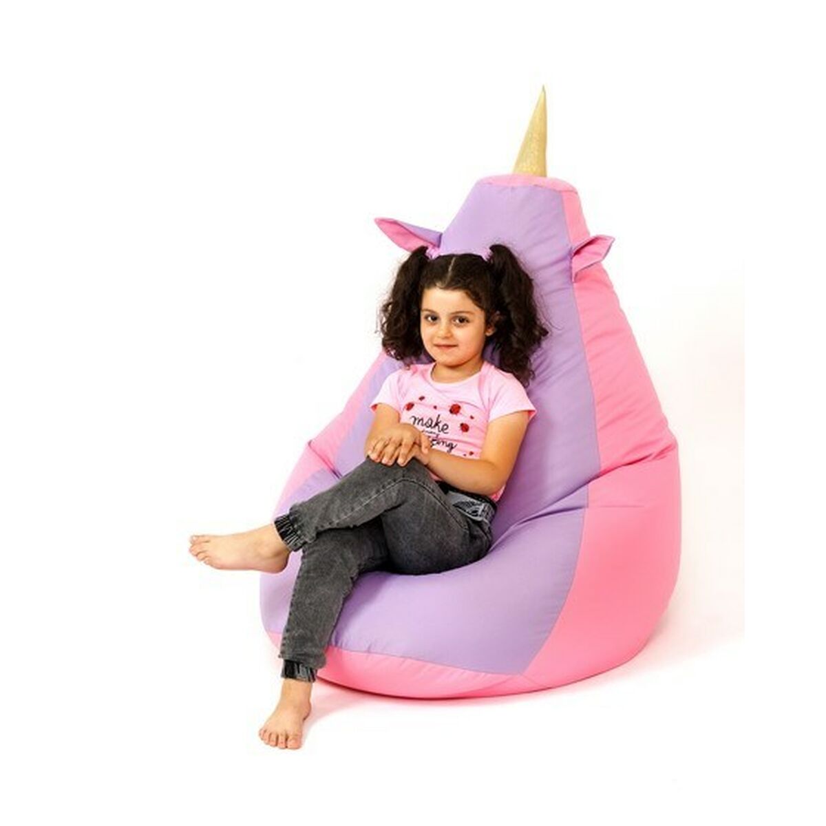 Puf GO GIFT růžově purpurový Oxford 105 x 80 cm – obrázek 3