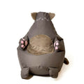 Puf GO DÁREK Bronz Oxford Kočka 105 x 80 cm