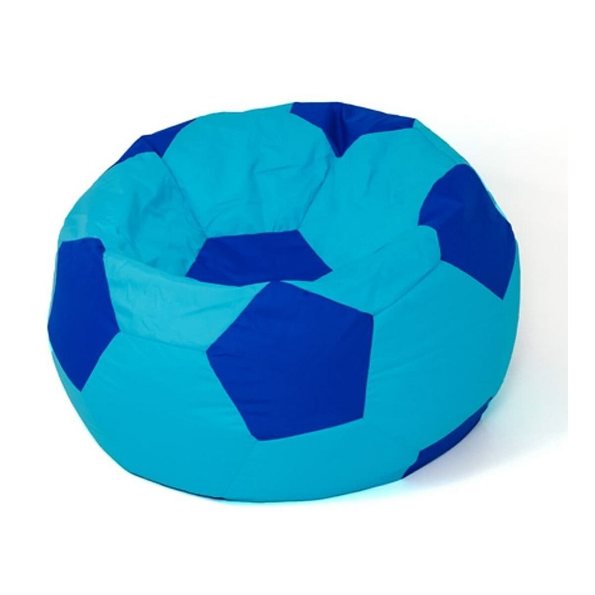 Puf GO GIFT modrý Oxford fotbal 50x60x60 cm