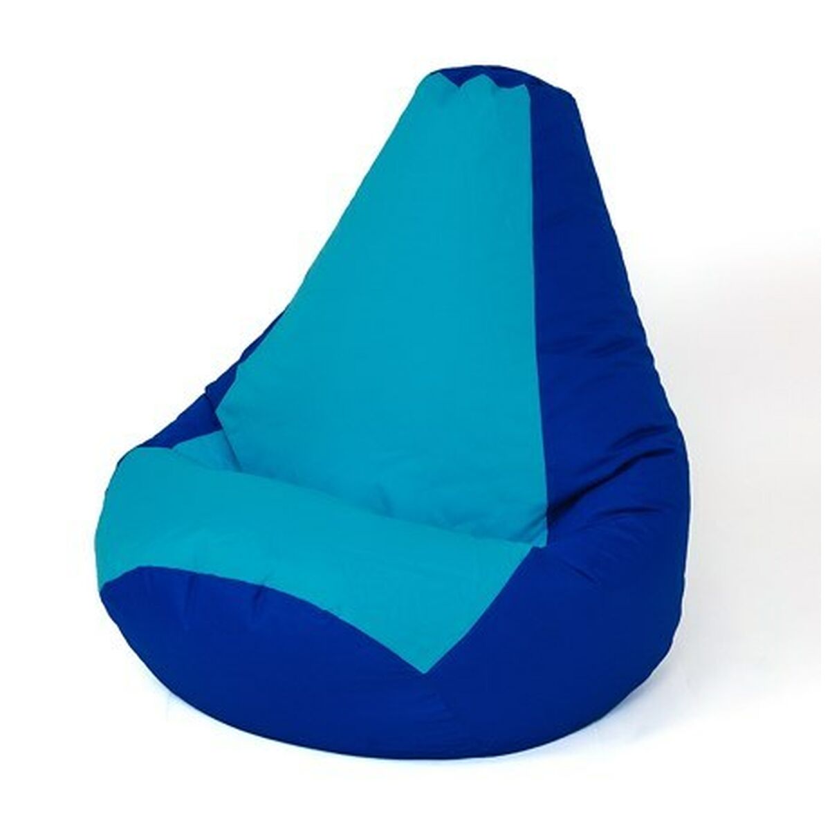 Puf GO GIFT modrý granátově červený Oxford tkanina ripstop 140 x 100 cm