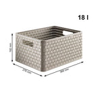 Regál Rotho Country antracit polypropylen plast 37.6x67.5x32.7 cm antracit – obrázek 3