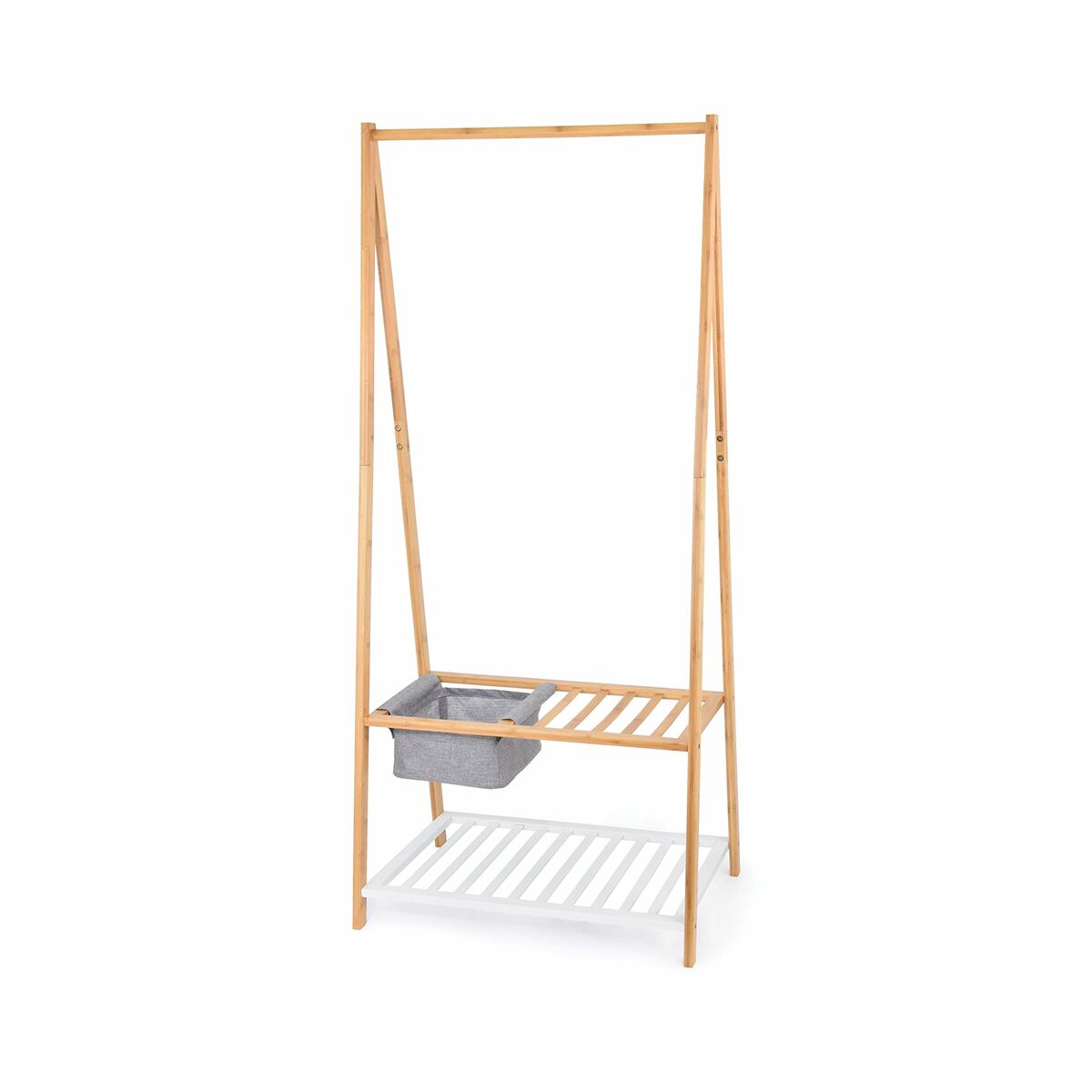 Stojan na klobouky Domopak Living Botník bambus 70 x 45 x 160 cm – obrázek 2