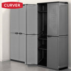 Skříň Curver Tmavě šedá Plast 68 x 166 x 39 cm – obrázek 2