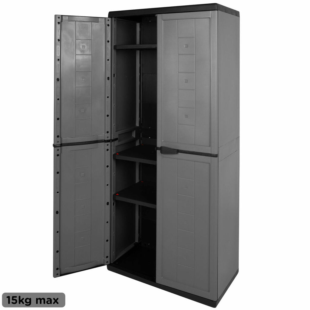 Skříň Curver Tmavě šedá Plast 68 x 166 x 39 cm – obrázek 3