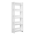 Knihovna Alexandra House Living bílá dřevo MDP 57 x 155 x 25 cm 5 polic
