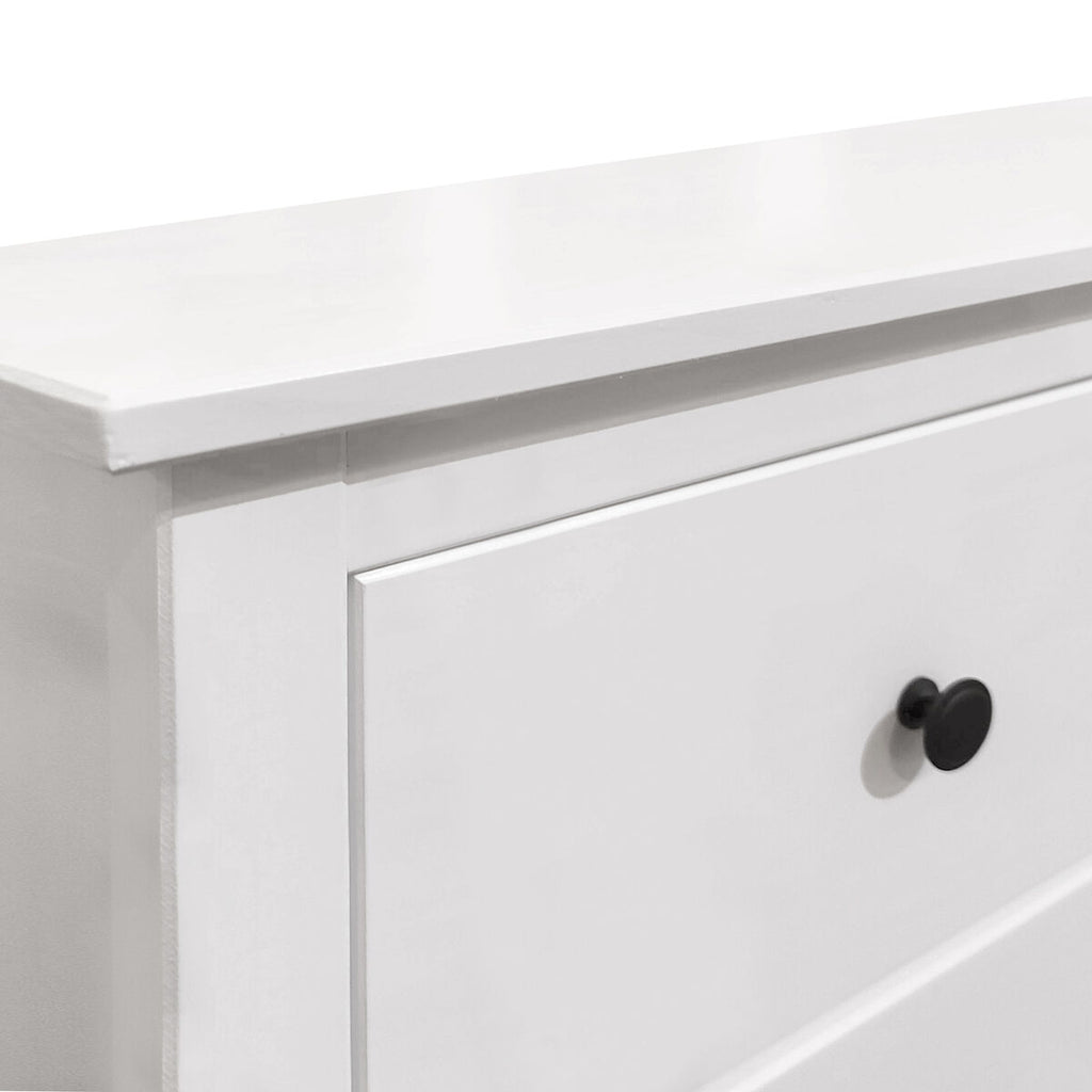 Komoda Alexandra House Living bílá 76 x 81 x 39 cm 3 zásuvky – obrázek 5