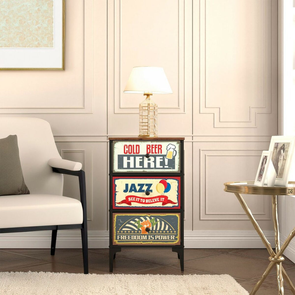 Komoda Max Home Vintage 45 x 77 x 30 cm – obrázek 2