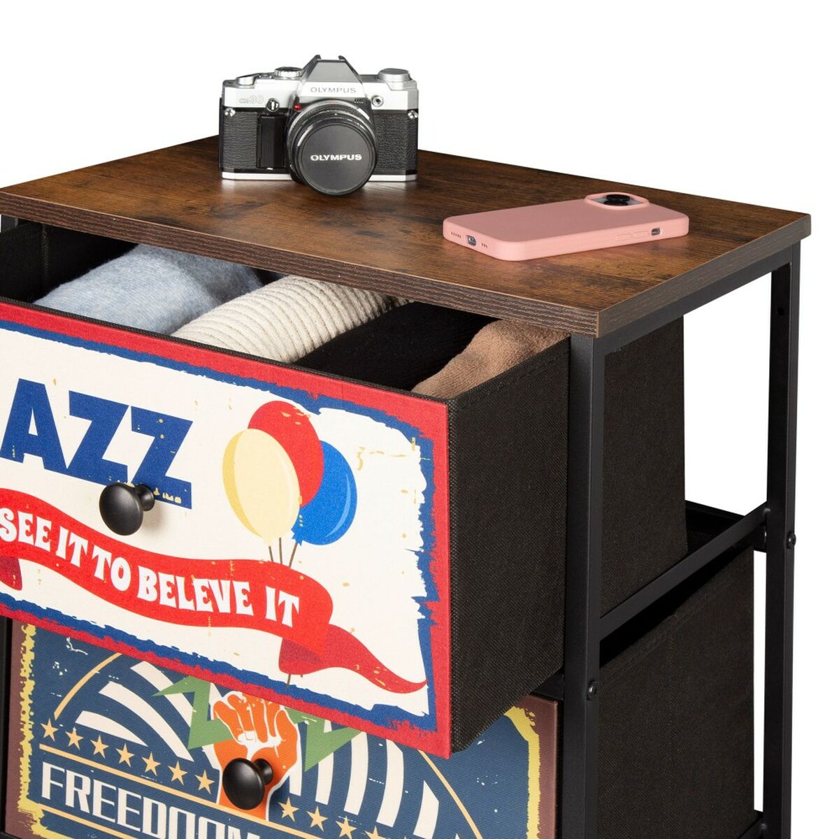 Komoda Max Home Vintage 45 x 77 x 30 cm – obrázek 3