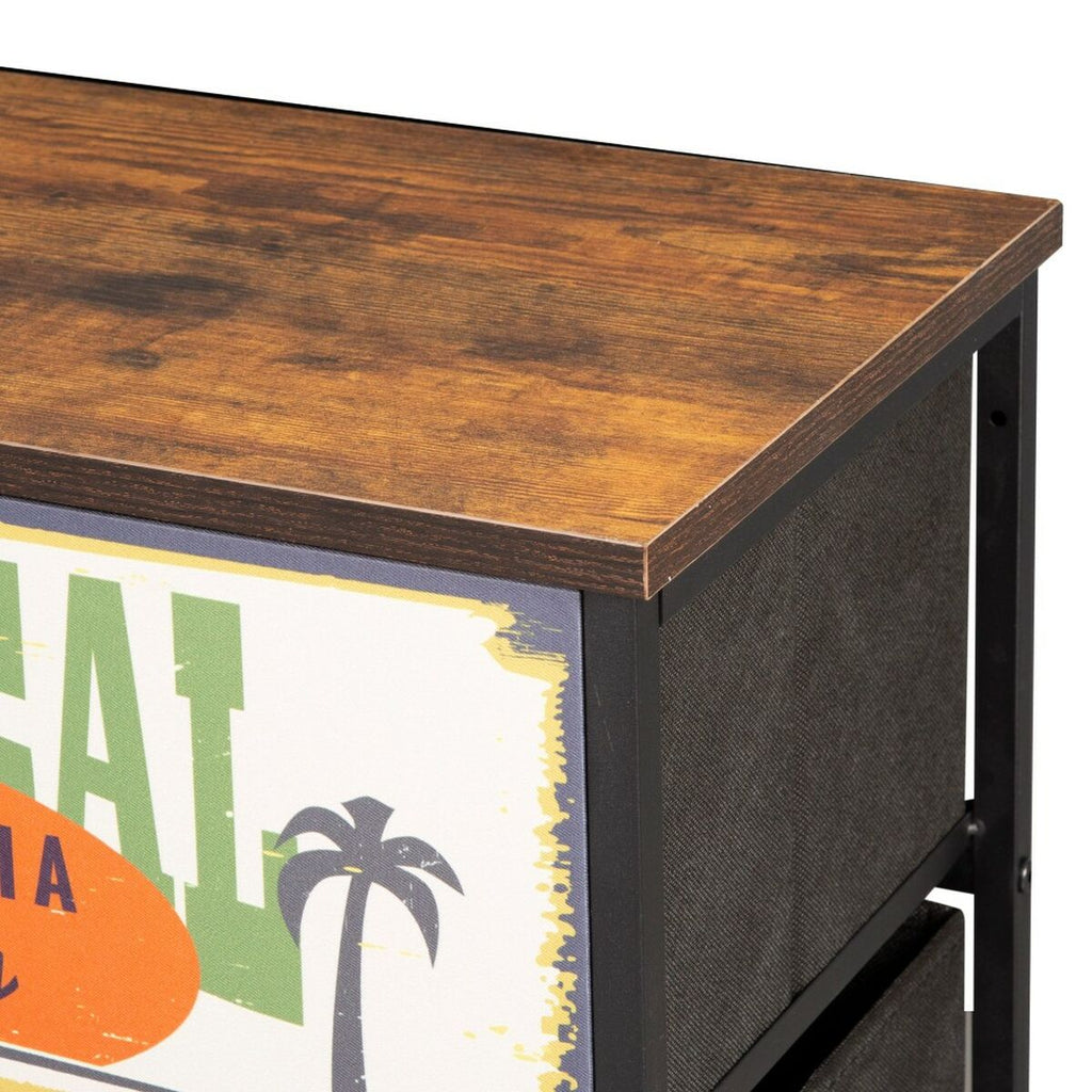 Komoda Max Home Vintage 103 x 77 x 30 cm – obrázek 5