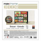 Komoda Max Home Vintage 103 x 98 x 30 cm – obrázek 7