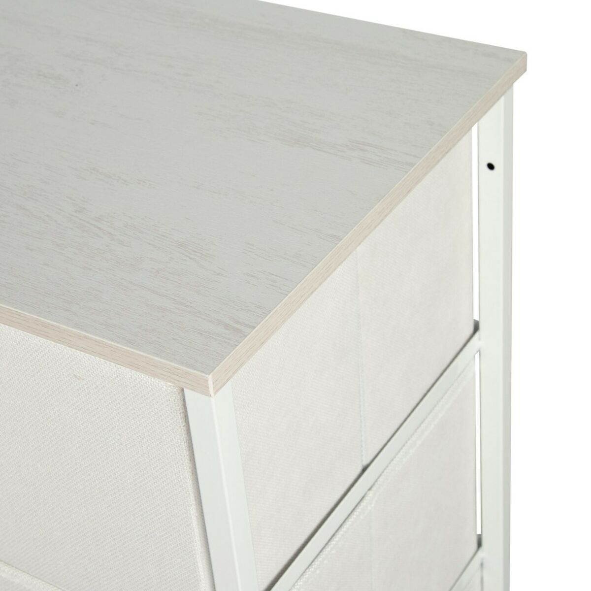 Komoda Max Home bílá 100 x 100 x 30 cm – obrázek 5