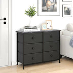 Komoda Max Home šedý mramor 80 x 62 x 30 cm – obrázek 2