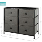 Komoda Max Home šedý mramor 80 x 62 x 30 cm – obrázek 4