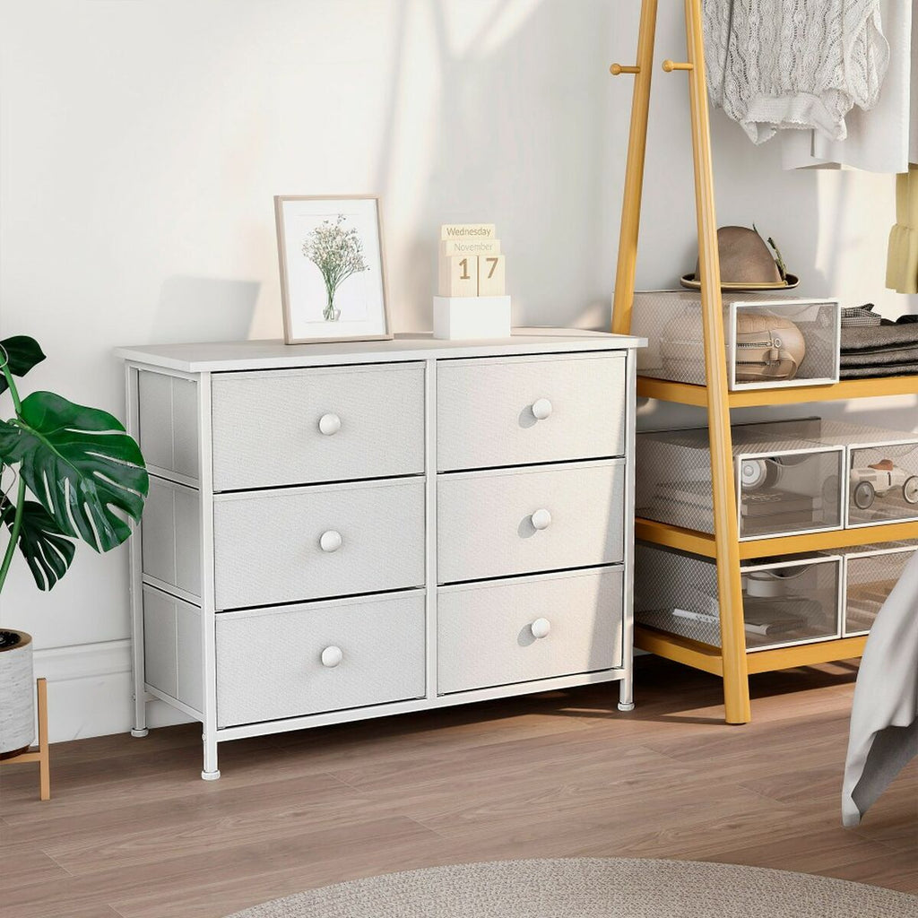 Komoda Max Home bílá 80 x 62 x 30 cm – obrázek 2