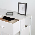 Komoda Max Home bílá 80 x 62 x 30 cm – obrázek 3
