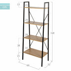 Regál Max Home ocel melamin dřevotříska 60 x 148 x 32 cm – obrázek 4