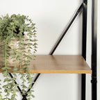 Regál Max Home ocel melamin dřevotříska 60 x 148 x 32 cm – obrázek 5