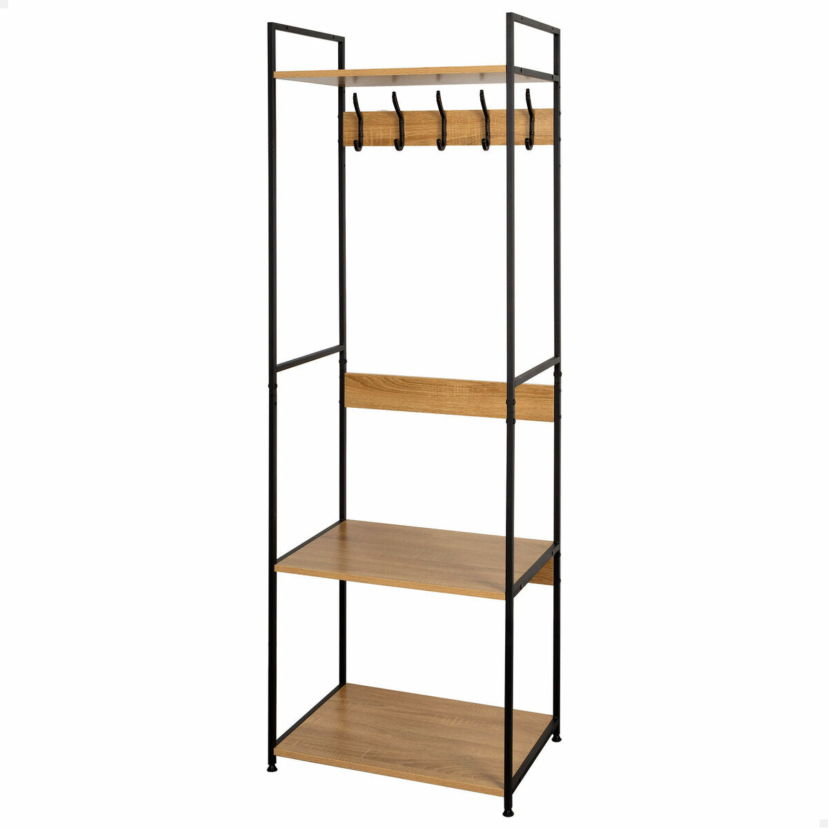 Šatní skříň s policí Max Home Ocel Melamin Dřevotříska Minimalistická 60 x 175 x 40 cm 44x13x95 cm